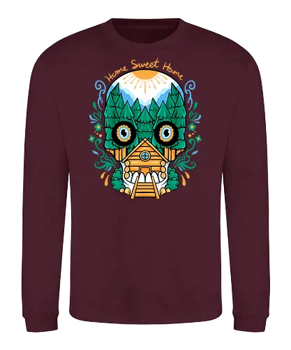 spooky nature - horror, halloween, cool, cute, fun, Pen and Paper, game, plant, cartoon, monster - Sweatshirt