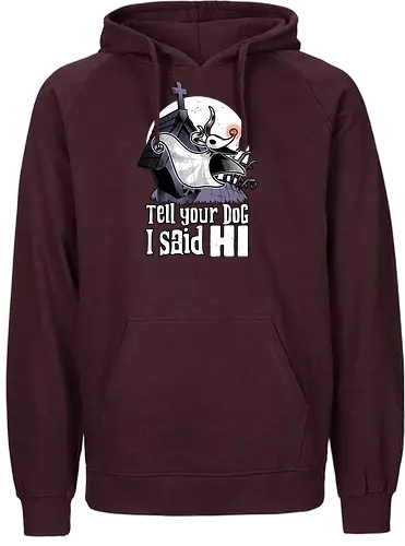 Ghost Animation Dog - Ghost, Dog, Pet, Graveyard, Grave, Halloween, Stop Motion, Movie, Animation, Classic, Spooky Season, Spooky - Fairtrade Hoodie