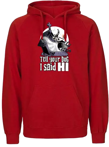 Ghost Animation Dog - Ghost, Dog, Pet, Graveyard, Grave, Halloween, Stop Motion, Movie, Animation, Classic, Spooky Season, Spooky - Fairtrade Hoodie