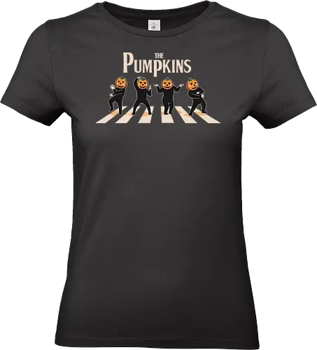 The Pumpkins - Pumpkin, halloween, spooky, scary, beatles, abbey road, dance - Standard T-Shirt (Frauen)