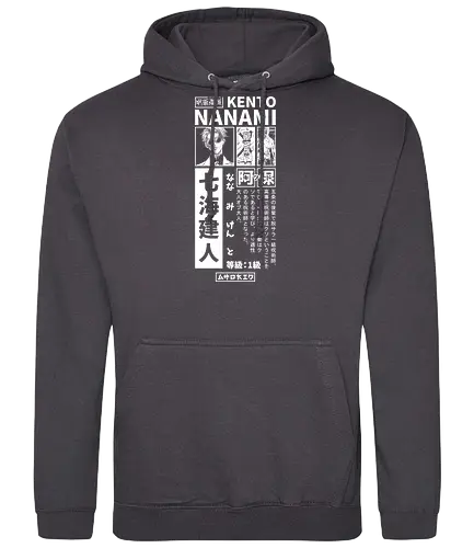Nanamin Streetwear - anime, nanamin, senpai, curse, dark fantasy, goth, manga, shonen, japanese, kanji, jujutsu, streetwear, otaku, weeb, hypebeast - Standard Hoodie