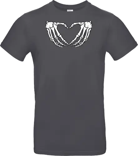  skeletal hands form a heart