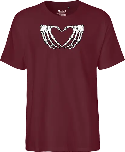  skeletal hands form a heart