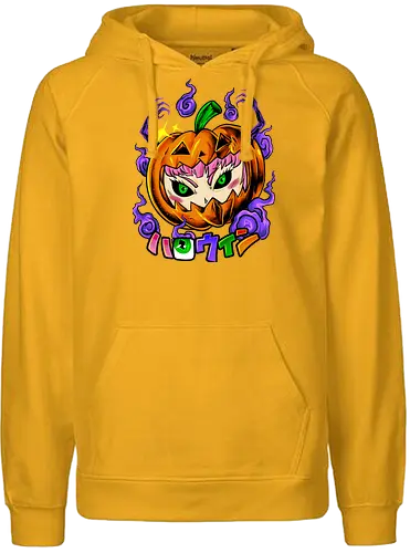 mangalloween - horror, halloween, cool, cute, fun, anime, animegirl, cartoon, monster - Fairtrade Hoodie