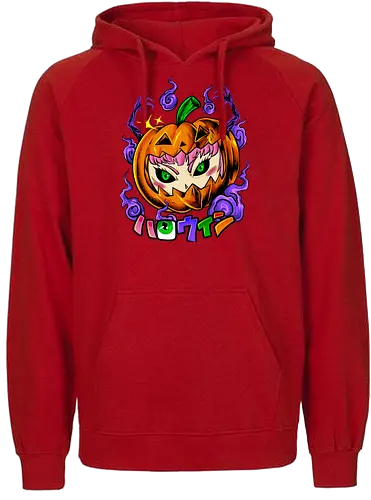 mangalloween - horror, halloween, cool, cute, fun, anime, animegirl, cartoon, monster - Fairtrade Hoodie