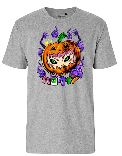 mangalloween - horror, halloween, cool, cute, fun, anime, animegirl, cartoon, monster - Fairtrade T-Shirt