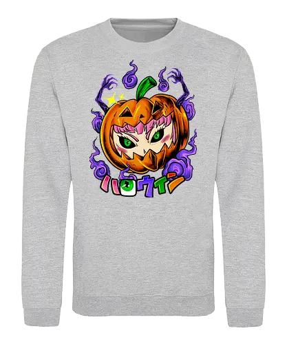 mangalloween - horror, halloween, cool, cute, fun, anime, animegirl, cartoon, monster - Sweatshirt