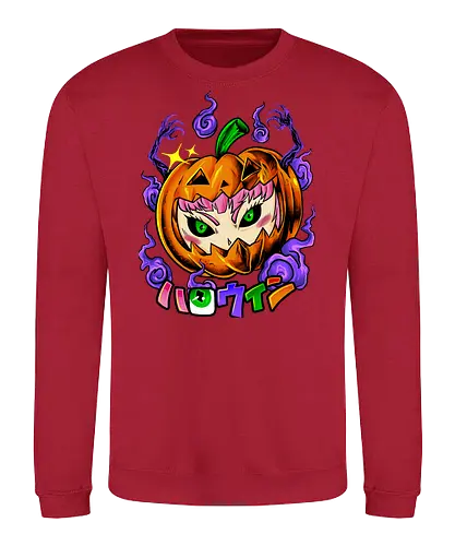 mangalloween - horror, halloween, cool, cute, fun, anime, animegirl, cartoon, monster - Sweatshirt