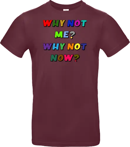 Why Not Me? Why Not Now?