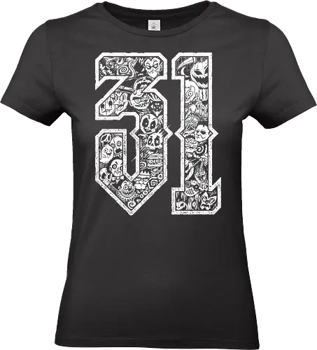 OCT.31 - halloween, horror, cartoon, funny, slasher, terror, monsters, vampires - Standard T-Shirt (Frauen)