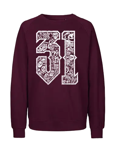 OCT.31 - halloween, horror, cartoon, funny, slasher, terror, monsters, vampires - Fairtrade Sweatshirt