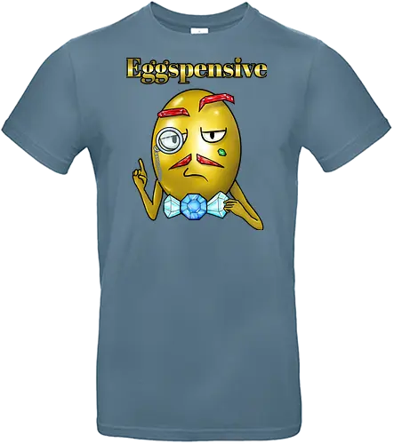 Eggspensive - lustig, ei, diamanten, geld, reich, luxus, vip - Standard T-Shirt