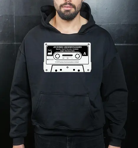 Music White K-7 Tape  Vintage Art 