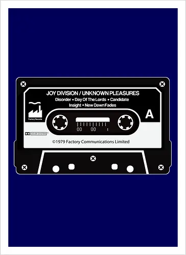 Music K-7 Tape Vintage Art