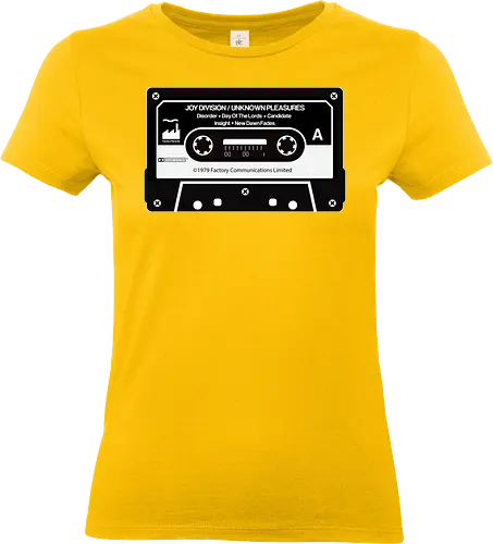 Music K-7 Tape Vintage Art - music, funny, pop, funny quote, funny sayings, geek, humor, ian curtis, joke, Music, meme, new order, parody, post punk, unknown pleasures, vintage - Standard T-Shirt (Frauen)