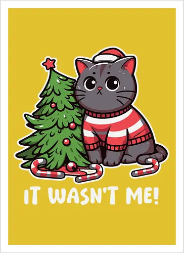 IT WASN'T ME!