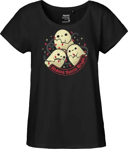 Cute Ghosts Making Spirits Bright