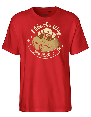 Kawaii Cinnamon Roll Bunny - cinnamon roll, cinnabon, cute, food, kawaii, bunny - Fairtrade T-Shirt
