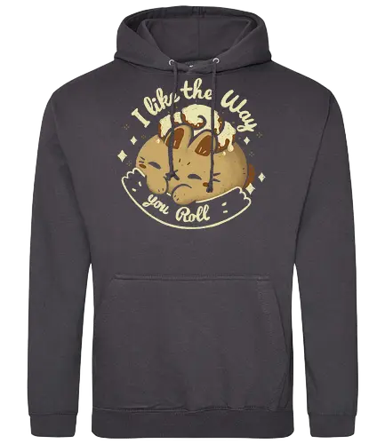 Kawaii Cinnamon Roll Bunny - cinnamon roll, cinnabon, cute, food, kawaii, bunny - Standard Hoodie