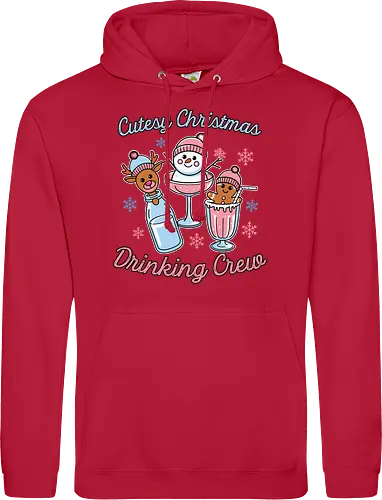 Cutesy Christmas Drinking Crew