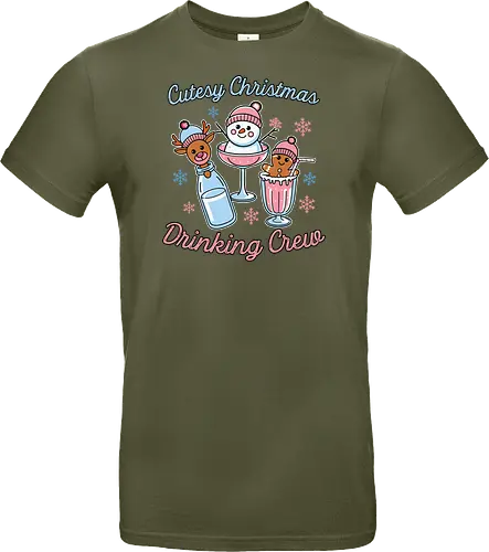 Cutesy Christmas Drinking Crew