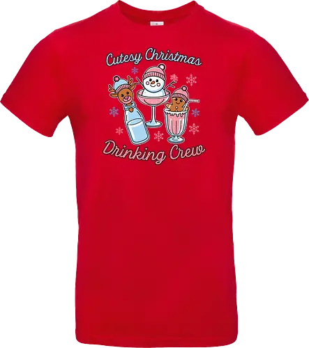 Cutesy Christmas Drinking Crew
