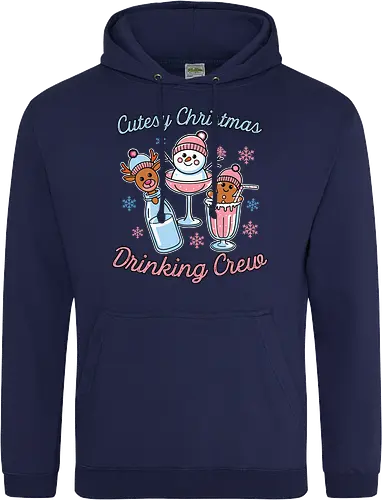 Cutesy Christmas Drinking Crew
