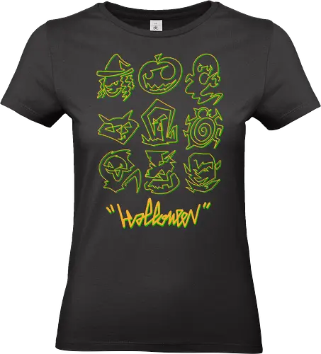 ghost dash  - horror, halloween, cool, cute, fun, funny, witch, dracula, vampire, parade - Standard T-Shirt (Frauen)