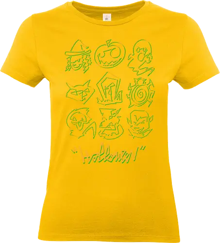 ghost dash  - horror, halloween, cool, cute, fun, funny, witch, dracula, vampire, parade - Standard T-Shirt (Frauen)