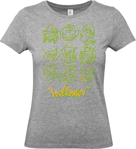 ghost dash  - horror, halloween, cool, cute, fun, funny, witch, dracula, vampire, parade - Standard T-Shirt (Frauen)