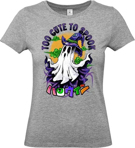 cute ghost  - horror, halloween, cool, cute, fun, boo, anime, parade, cartoon, monster - Standard T-Shirt (Frauen)