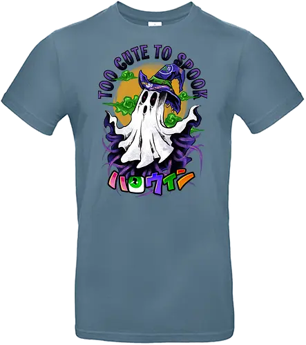 cute ghost  - horror, halloween, cool, cute, fun, boo, anime, parade, cartoon, monster - Standard T-Shirt
