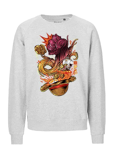 straw hat ramen  - anime, ramen, Pirate, strawhat, spice, spicy, culinary, food, foodie, yummy, delicious, gear3 - Fairtrade Sweatshirt