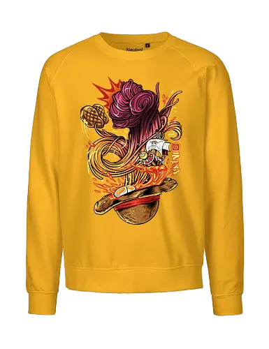 straw hat ramen  - anime, ramen, Pirate, strawhat, spice, spicy, culinary, food, foodie, yummy, delicious, gear3 - Fairtrade Sweatshirt