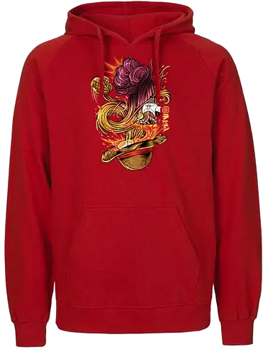 straw hat ramen  - anime, ramen, Pirate, strawhat, spice, spicy, culinary, food, foodie, yummy, delicious, gear3 - Fairtrade Hoodie