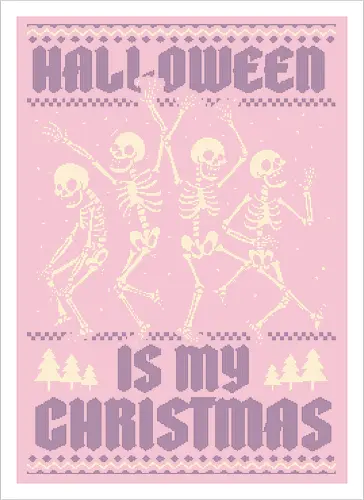 Ugly Sweater Spooky Skeletons