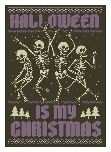 Ugly Sweater Spooky Skeletons