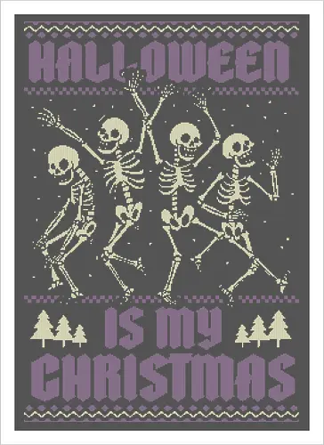 Ugly Sweater Spooky Skeletons