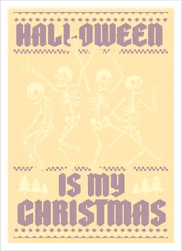 Ugly Sweater Spooky Skeletons