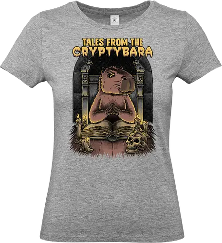 Capybara Tales - Tv Shows, Horror, Anthology, Paranormal, Dark, capybara, creepy, scary, skull, Skeleton, horror, horror comedy, classic horror, horror host, pet, animal, book - Standard T-Shirt (Frauen)