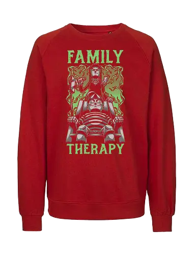 Spooky Goth Family - Addams Family, The Addams Family, Wednesday Addams, Morticia Addams, Gomez Addams, Halloween, Gothic, Goth, Horror, Dark Fantasy, Fantasy, Spooky, Creepy, Wednesday - Fairtrade Sweatshirt