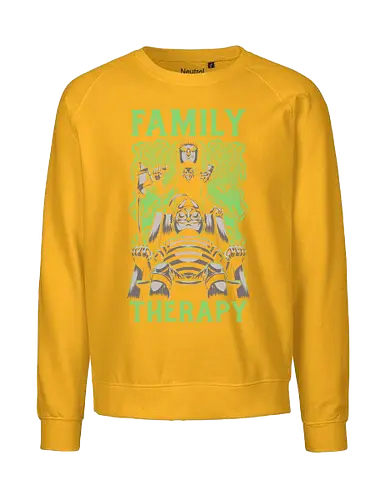 Spooky Goth Family - Addams Family, The Addams Family, Wednesday Addams, Morticia Addams, Gomez Addams, Halloween, Gothic, Goth, Horror, Dark Fantasy, Fantasy, Spooky, Creepy, Wednesday - Fairtrade Sweatshirt