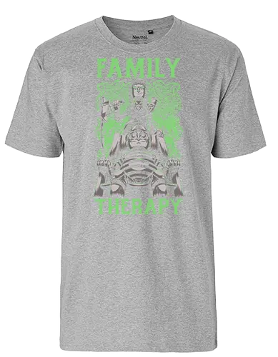Spooky Goth Family - Addams Family, The Addams Family, Wednesday Addams, Morticia Addams, Gomez Addams, Halloween, Gothic, Goth, Horror, Dark Fantasy, Fantasy, Spooky, Creepy, Wednesday - Fairtrade T-Shirt