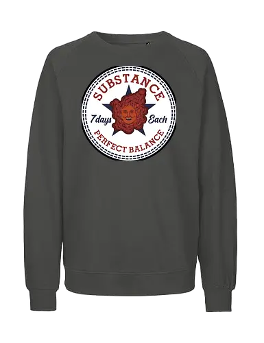 Substance! - the-substance, substance, movies, horror, funny, hollywood, demi-moore, logo, mashup - Fairtrade Sweatshirt