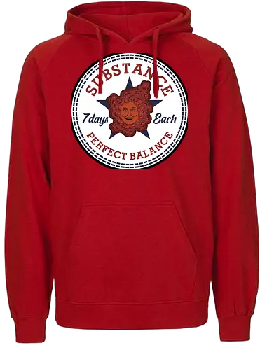 Substance! - the-substance, substance, movies, horror, funny, hollywood, demi-moore, logo, mashup - Fairtrade Hoodie