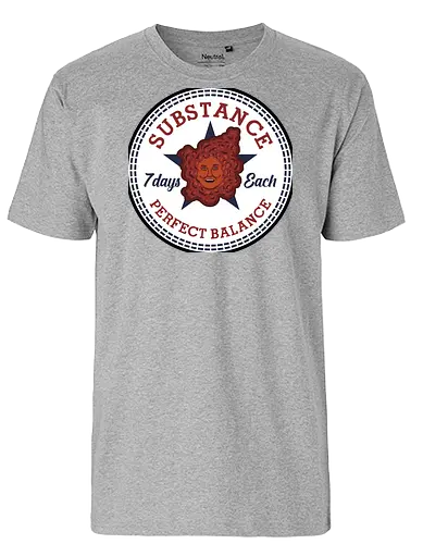 Substance! - the-substance, substance, movies, horror, funny, hollywood, demi-moore, logo, mashup - Fairtrade T-Shirt