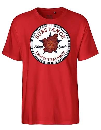 Substance! - the-substance, substance, movies, horror, funny, hollywood, demi-moore, logo, mashup - Fairtrade T-Shirt