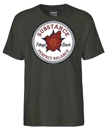 Substance! - the-substance, substance, movies, horror, funny, hollywood, demi-moore, logo, mashup - Fairtrade T-Shirt