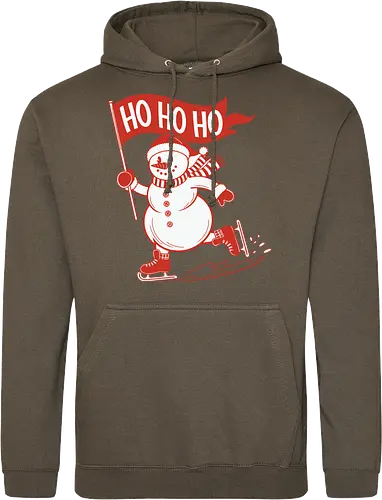 snowman ice skating