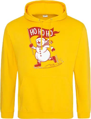 snowman ice skating